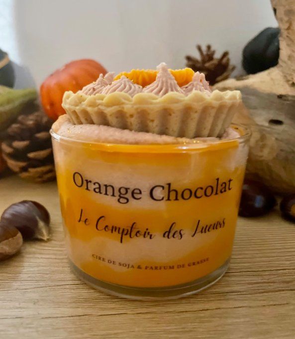 Bougie Orange Chocolat